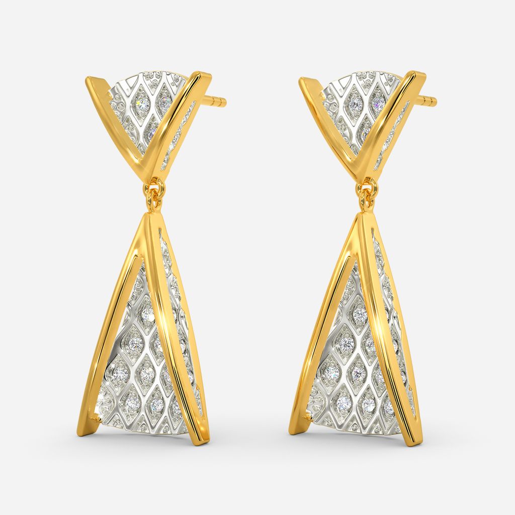 Knit The Hourglass Diamond Earrings