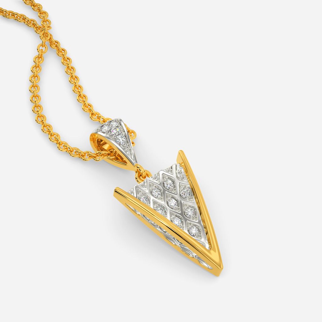 Knit The Hourglass Diamond Pendants