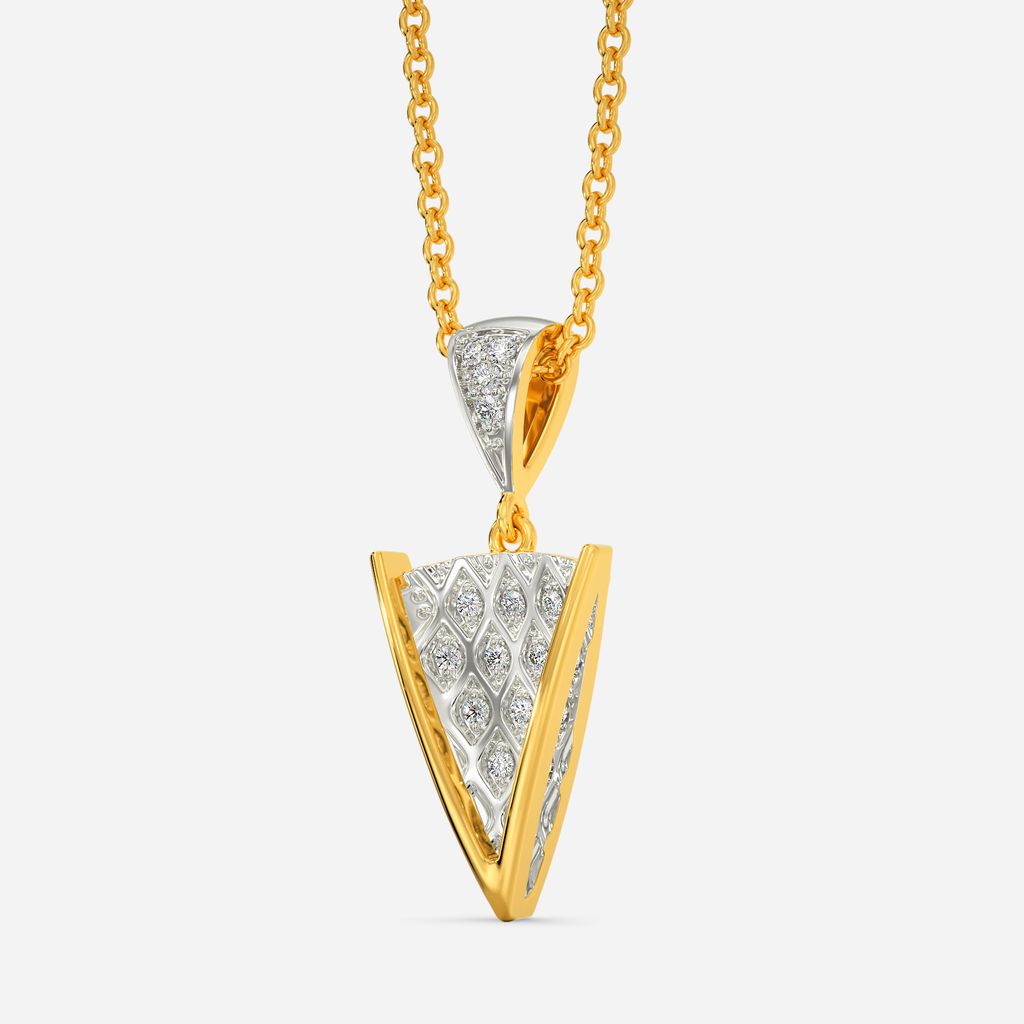 Knit The Hourglass Diamond Pendants