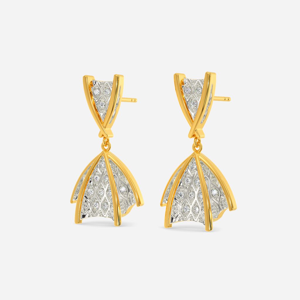 Knit With Love Diamond Earrings