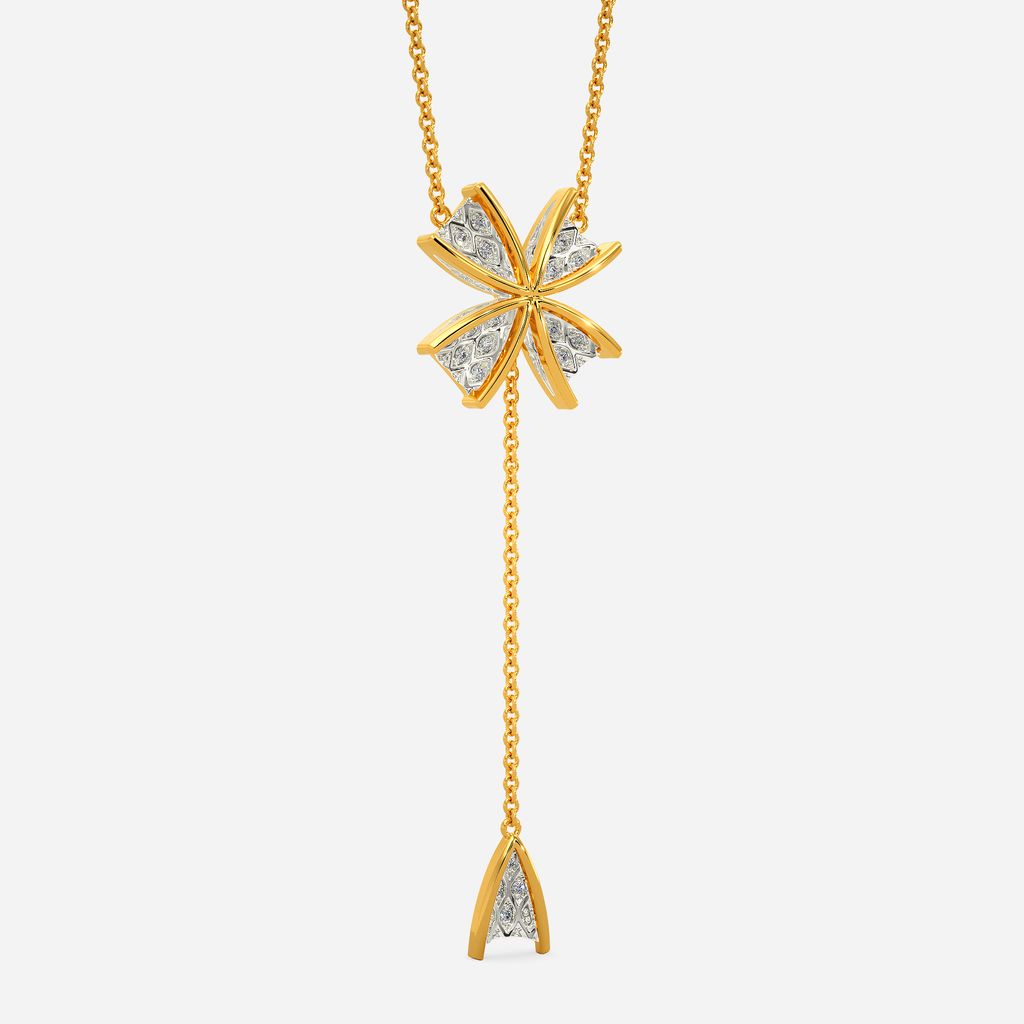Knit With Love Diamond Necklaces
