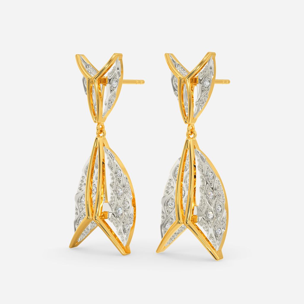 Knits n Curves Diamond Earrings