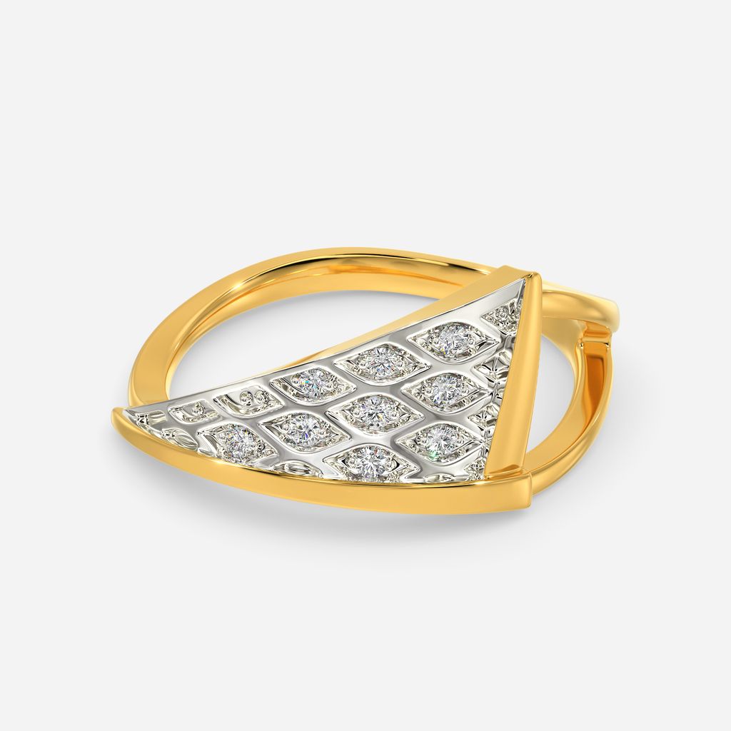 Knitly Attached Diamond Rings alternate view 2