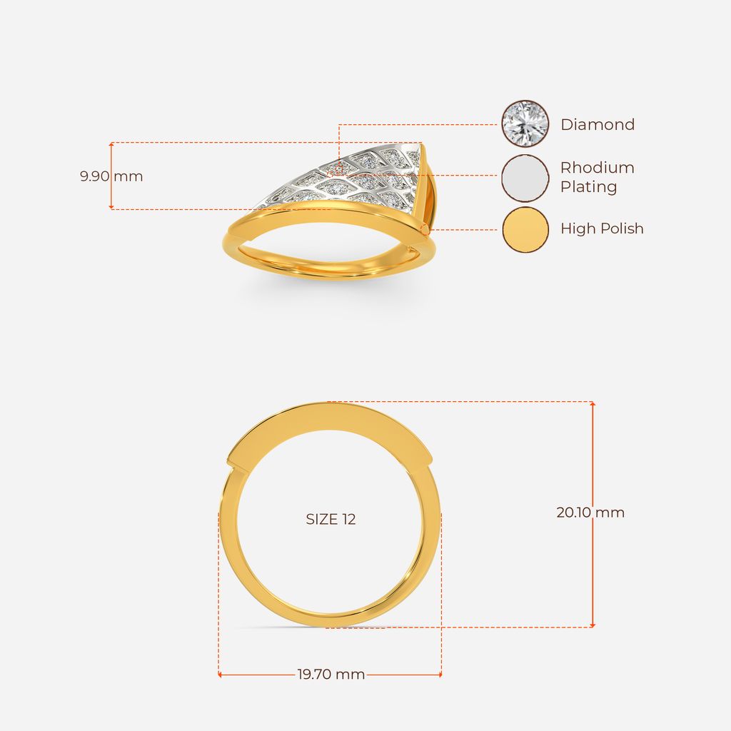 Knitly Attached Diamond Rings image