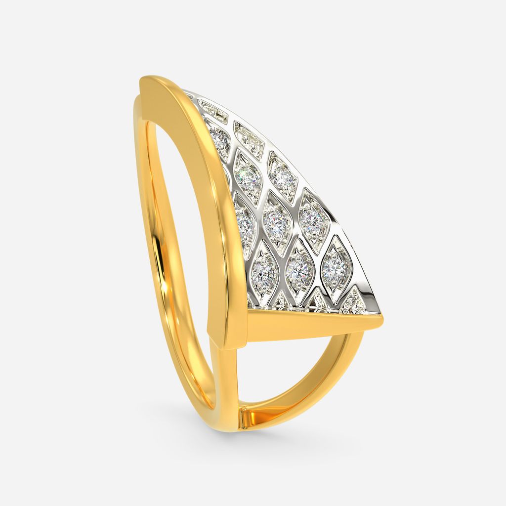 Knitly Attached Diamond Rings image