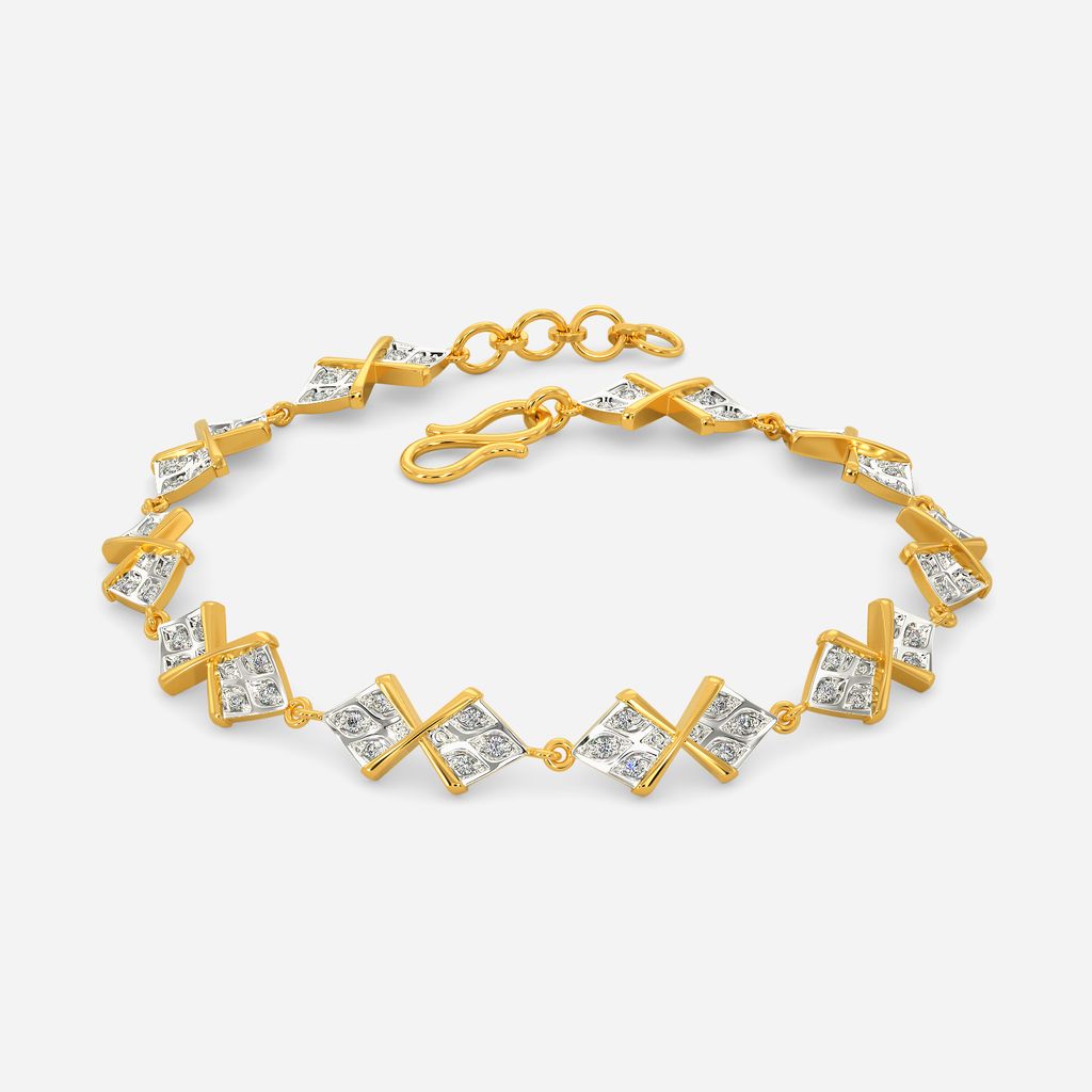 Knit-It-Up Diamond Bracelets