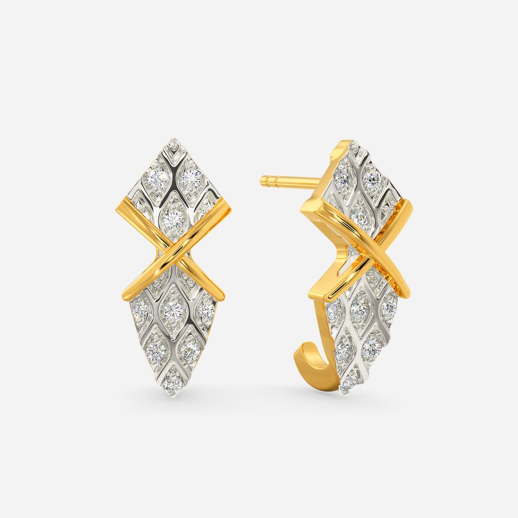 Knit-It-Up Diamond Earrings