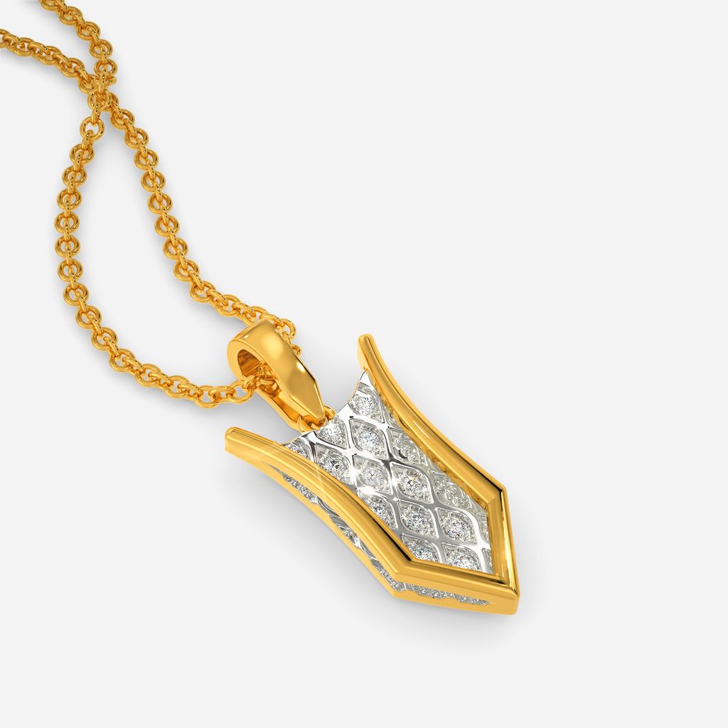 Knit Grit Diamond Pendants