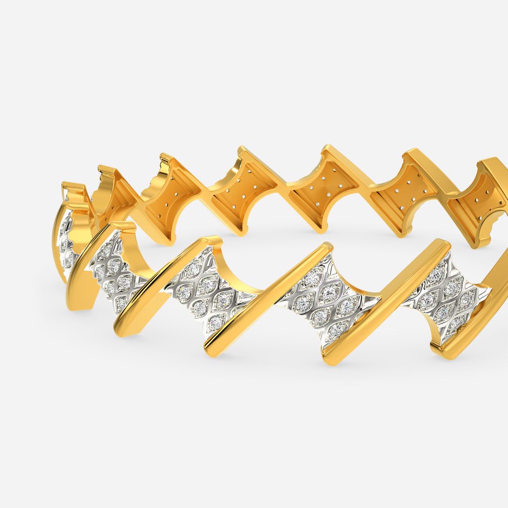 Twined Knits Diamond Bangles
