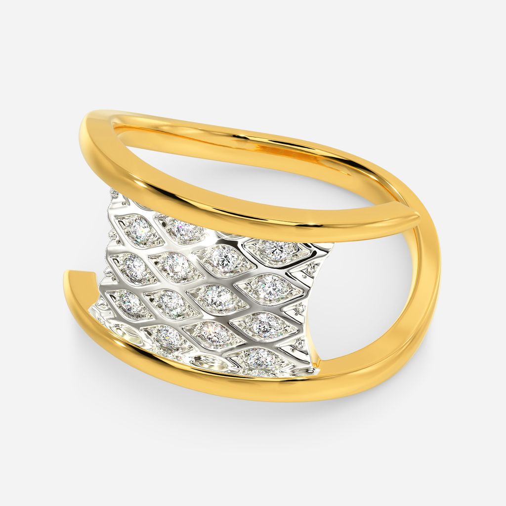 Moss Knit Diamond Rings alternate view 2