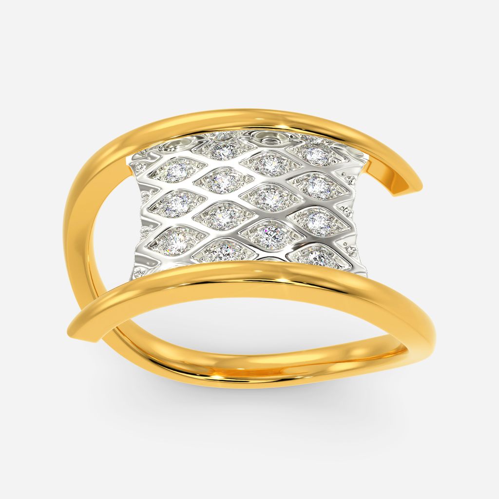 Moss Knit Diamond Rings alternate view 3