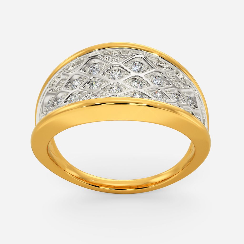 Knit Stich Diamond Rings alternate view 3