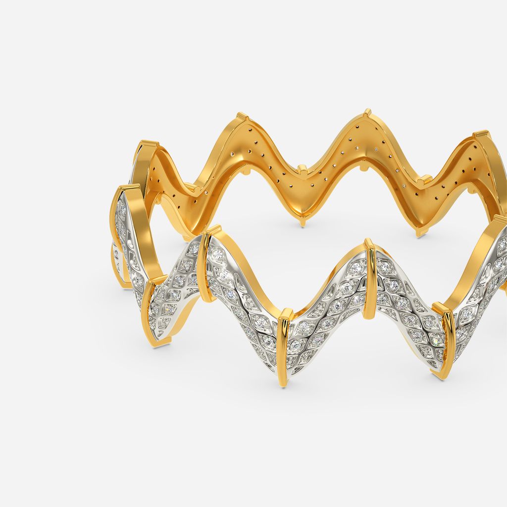 Knit Stich Diamond Bangles