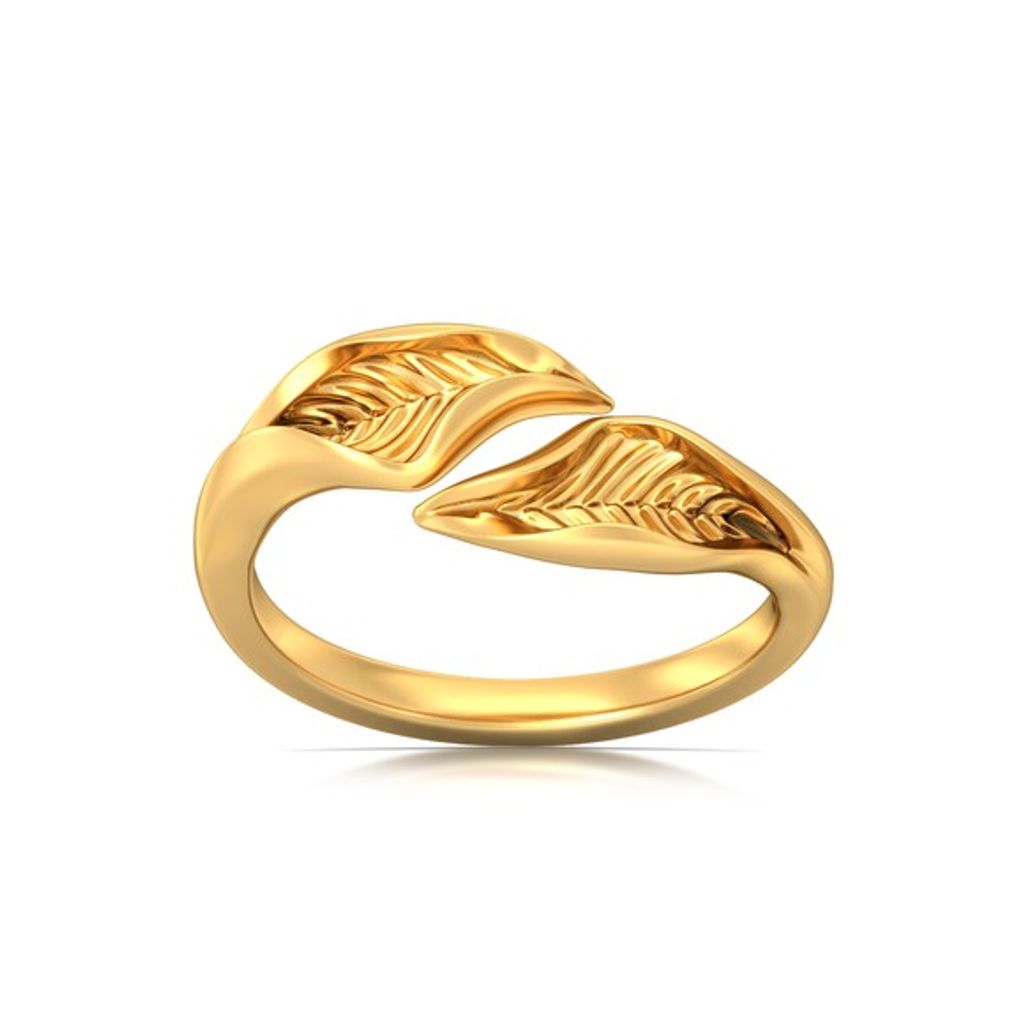 Lure of Verdure Gold Rings image