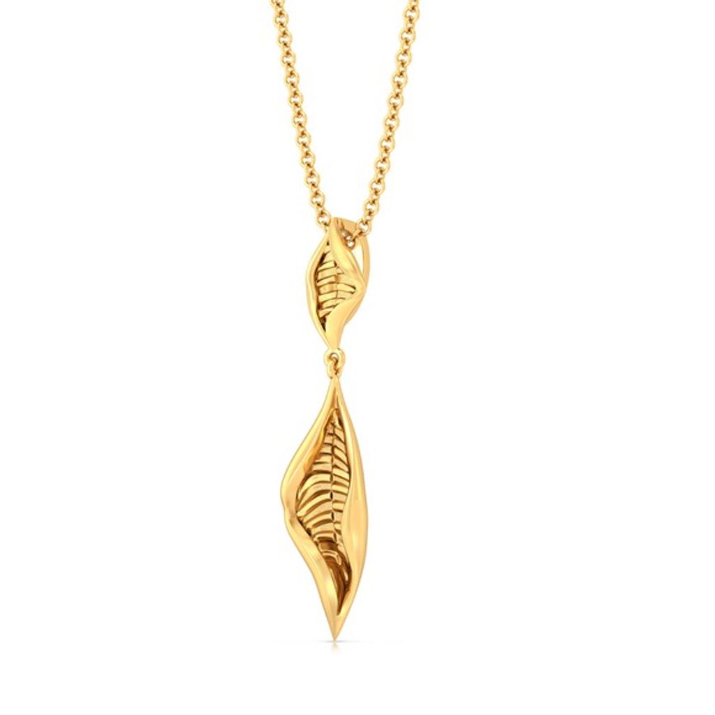 Lure of Verdure Gold Pendants