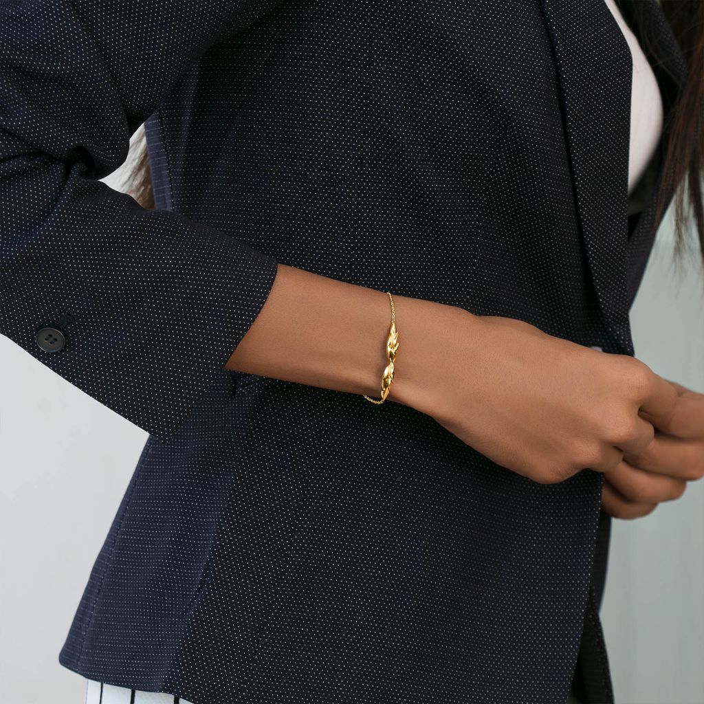 Wing-o-Spring Gold Bracelets