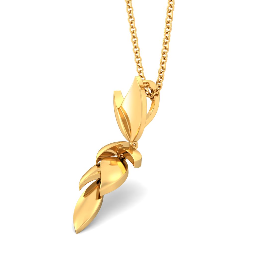 Wing-o-Spring Gold Pendants