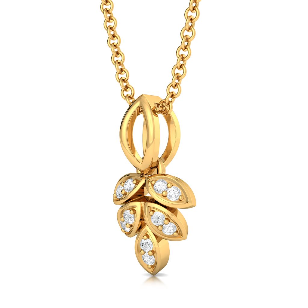 Bunched up Bright Diamond Pendants
