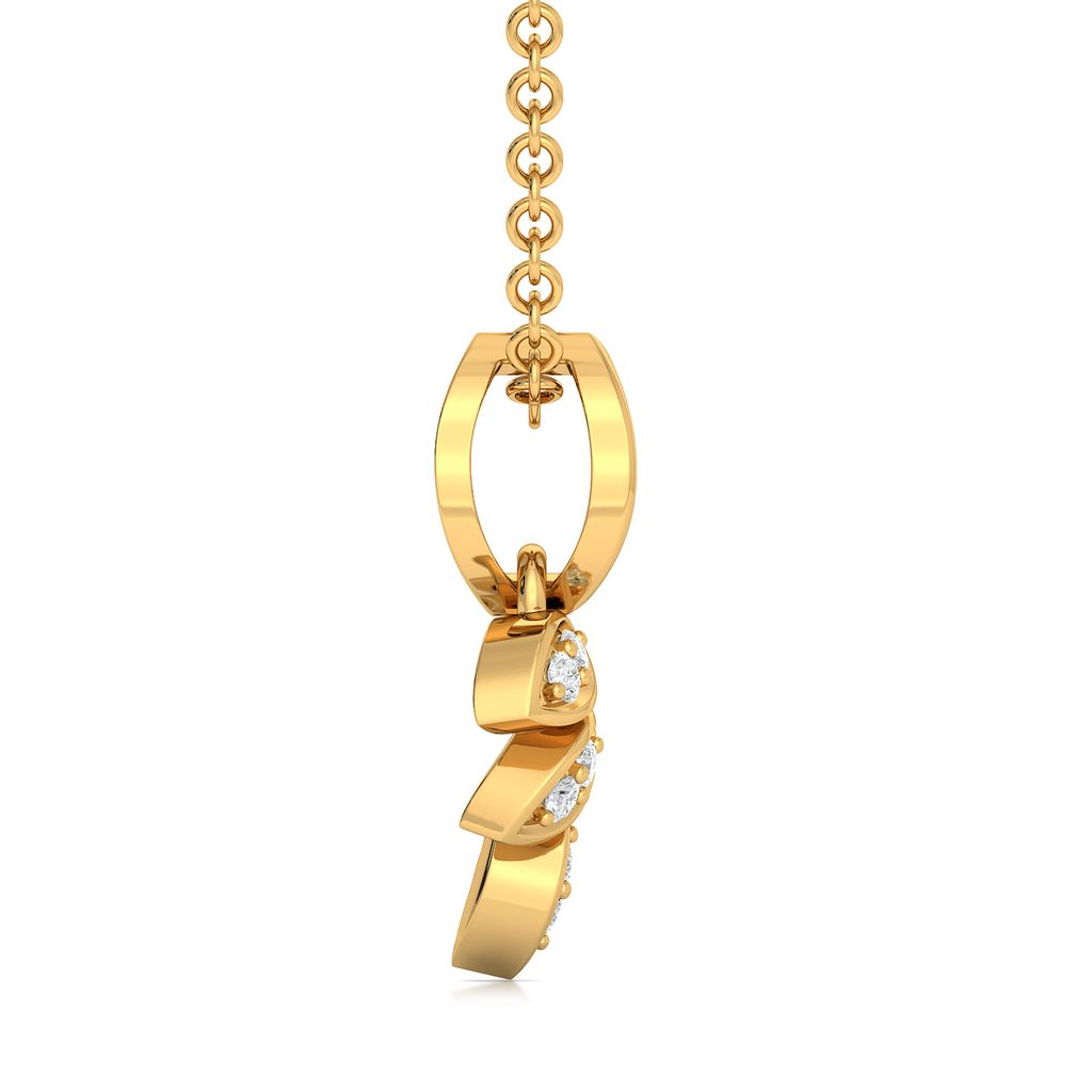 Bunched up Bright Diamond Pendants