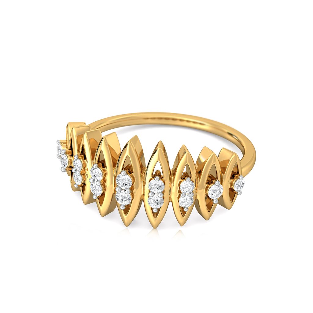 Leaf in Chief Diamond Rings image