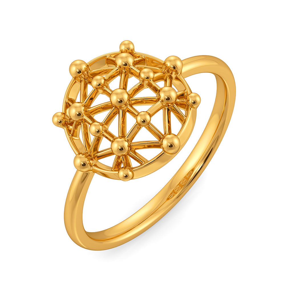 Understated Glamour Gold Rings