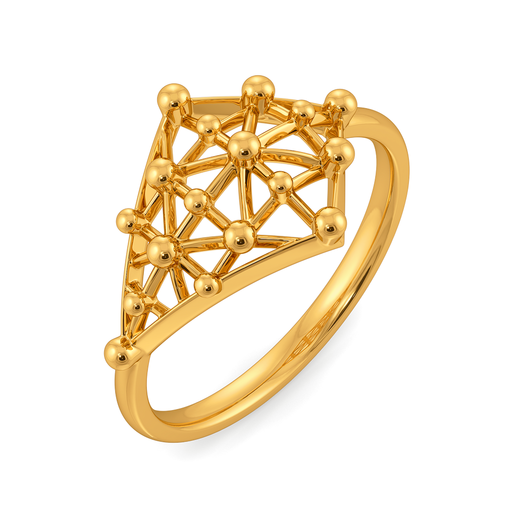 Sheer in Every Expression Gold Rings