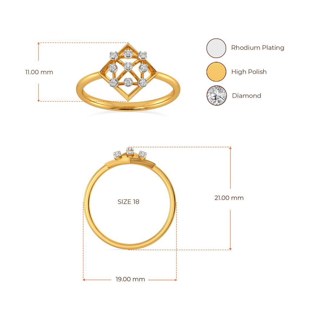 Art of Subtle Glamour Diamond Rings image