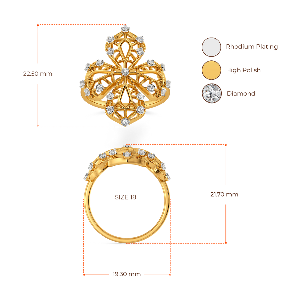 Quiet kind of statement Diamond Rings image