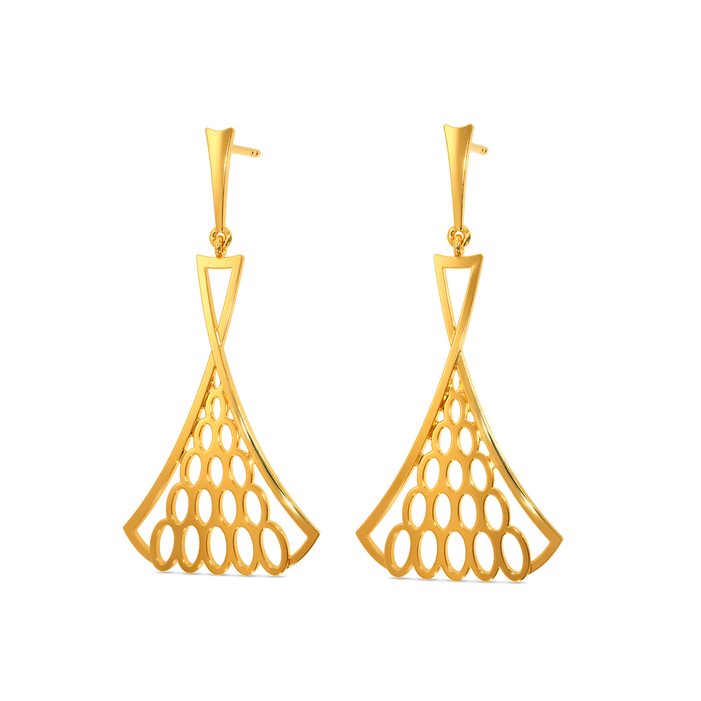 Sensuous Gold Earrings