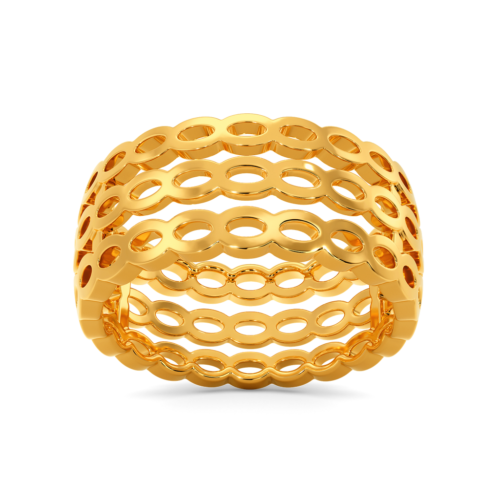 Nesh Mesh  Gold Rings alternate view 3