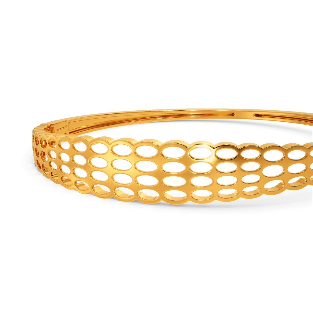 Knit Pop Gold Bangles