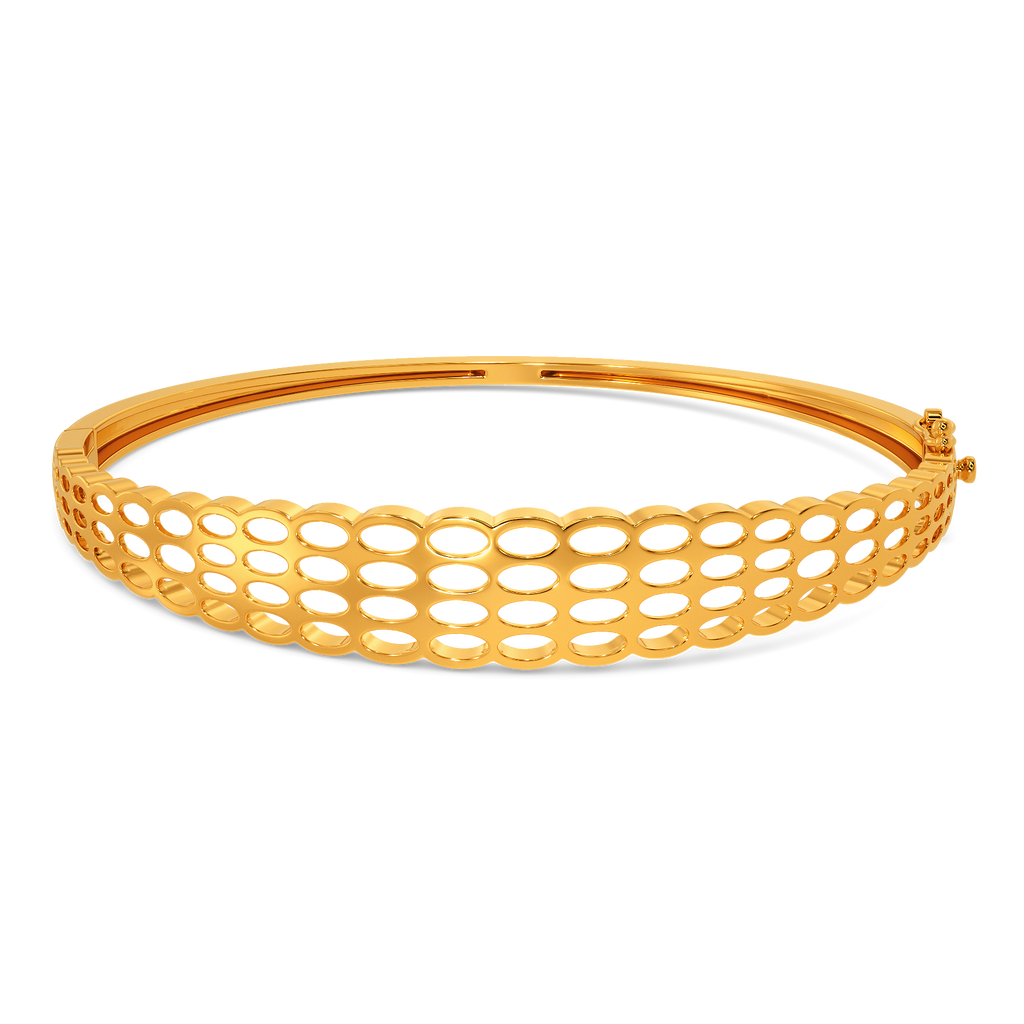 Knit Pop Gold Bangles