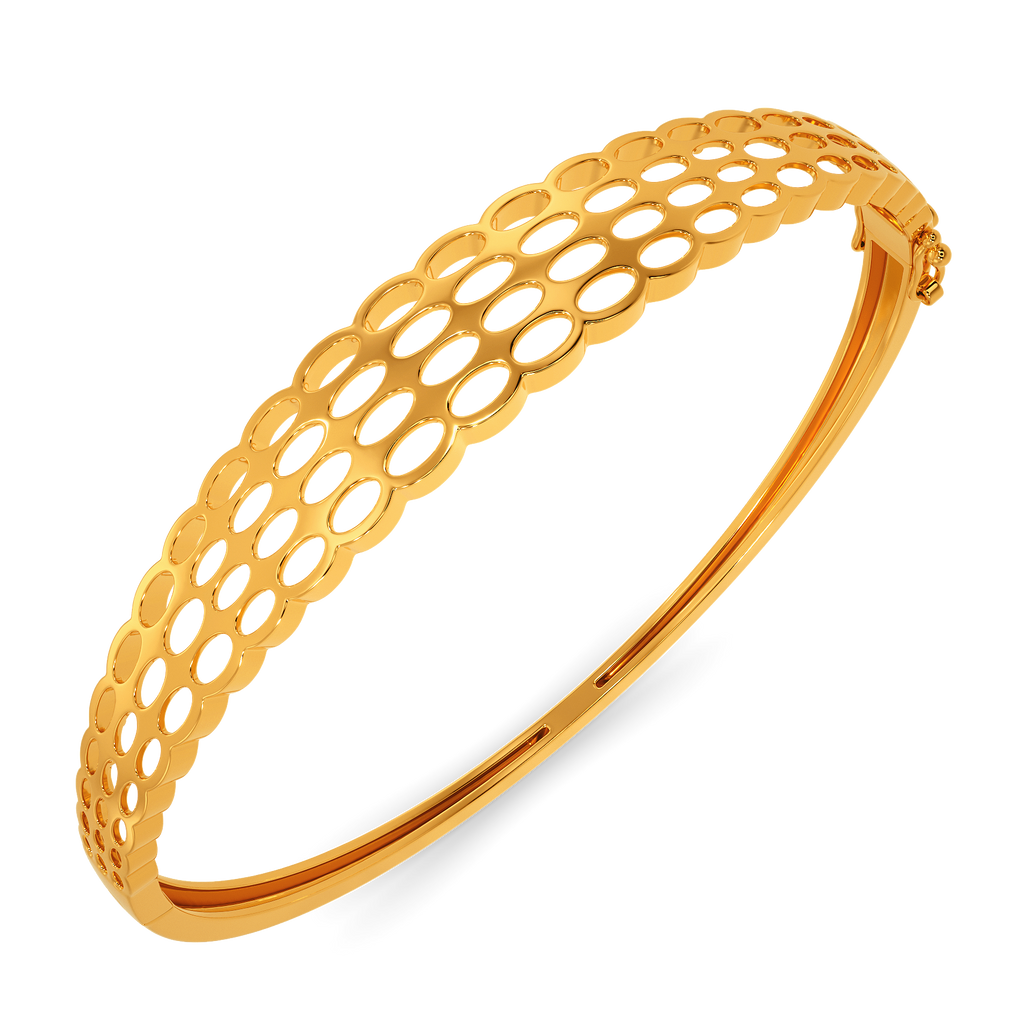 Knit Pop Gold Bangles
