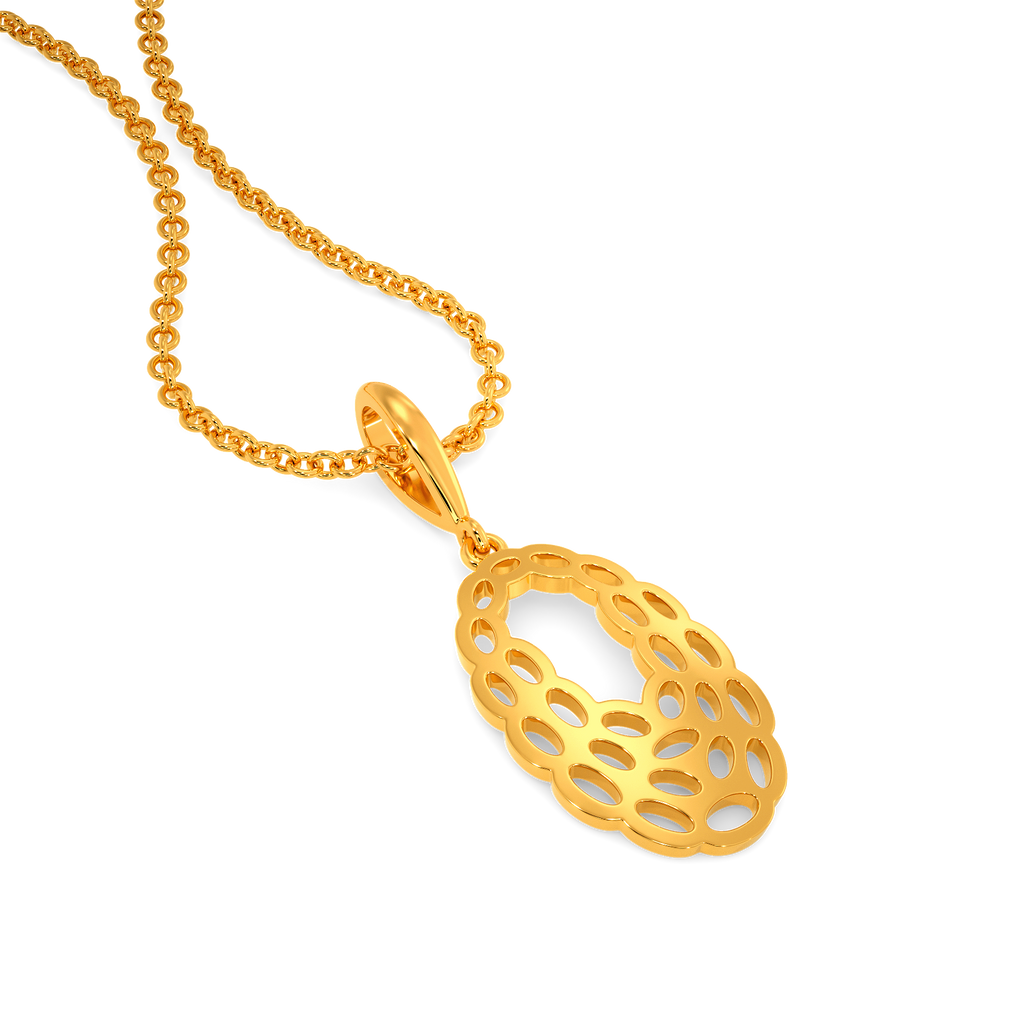 Knit Pop Gold Pendants