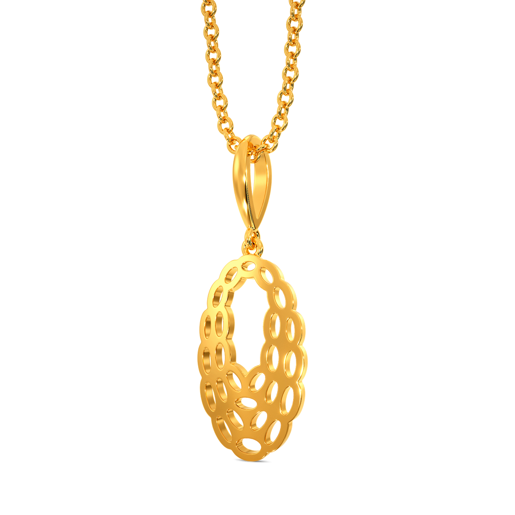 Knit Pop Gold Pendants