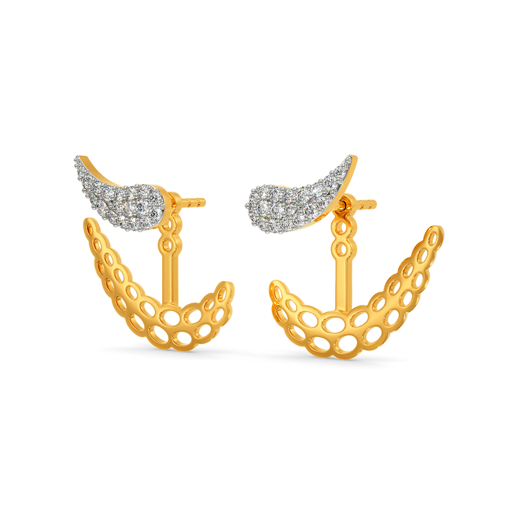Knit Magic Diamond Earrings
