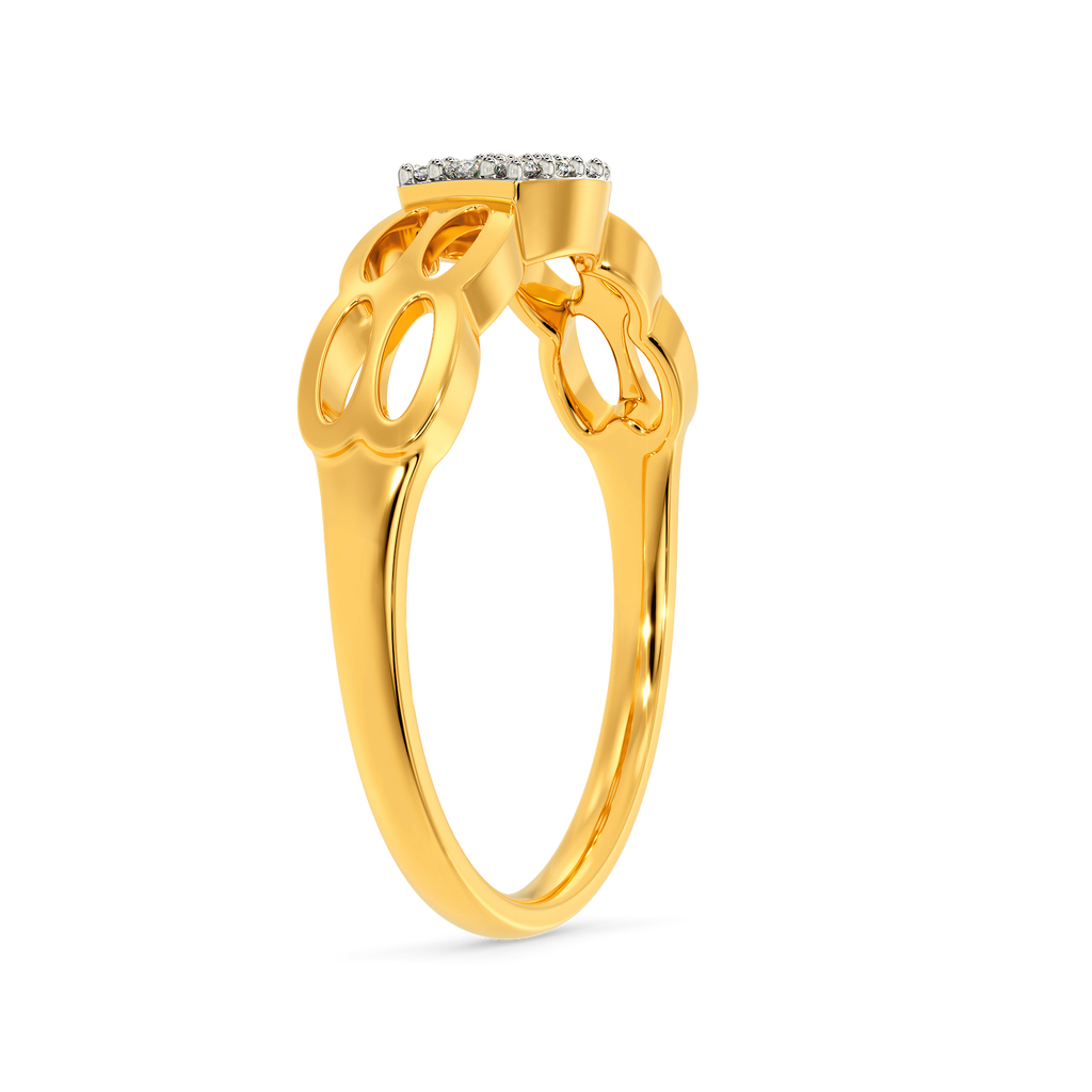 Knitted Drama Diamond Rings image