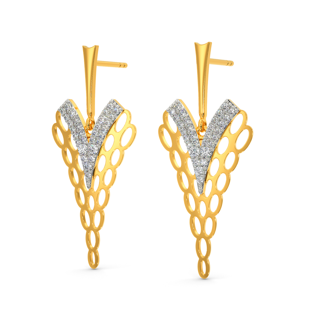 Very Knitly Diamond Earrings