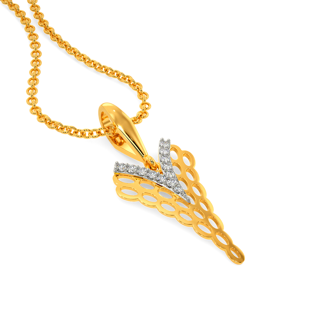 Very Knitly Diamond Pendants