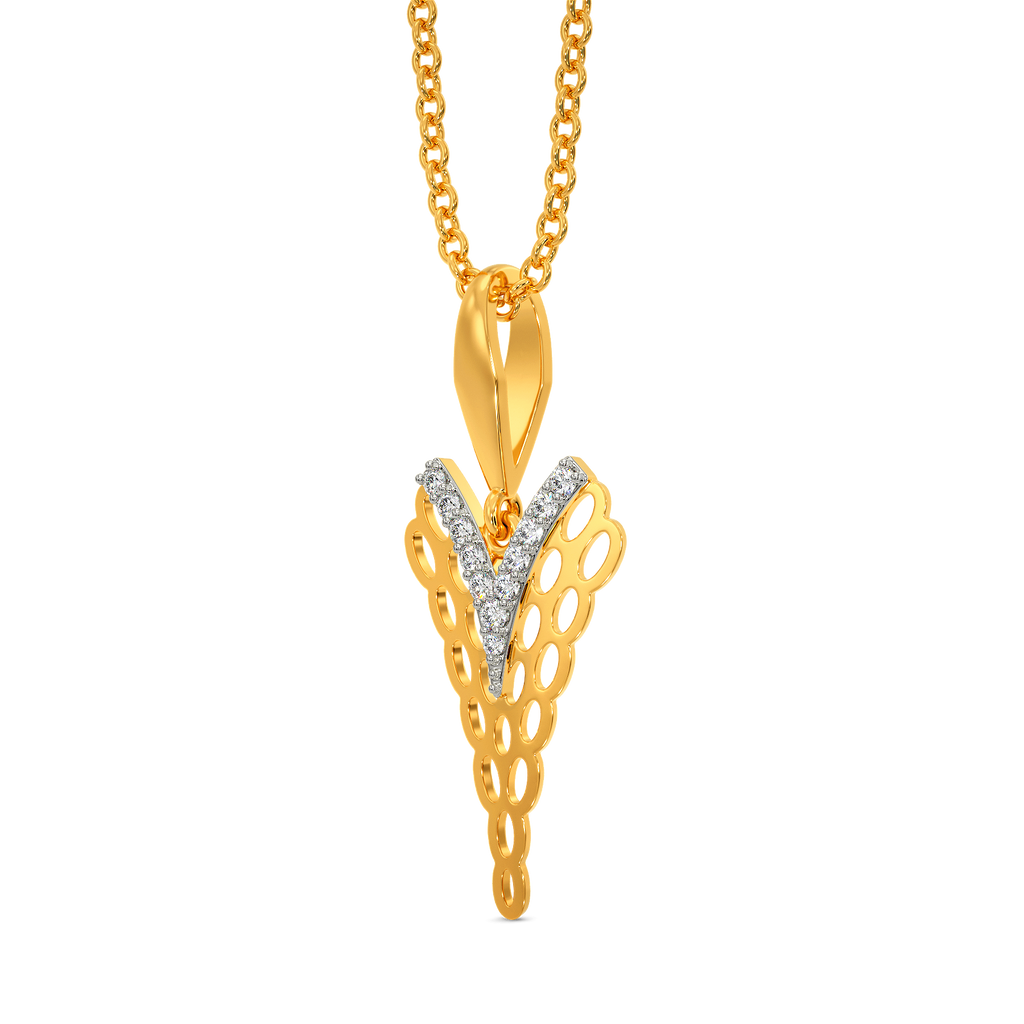Very Knitly Diamond Pendants