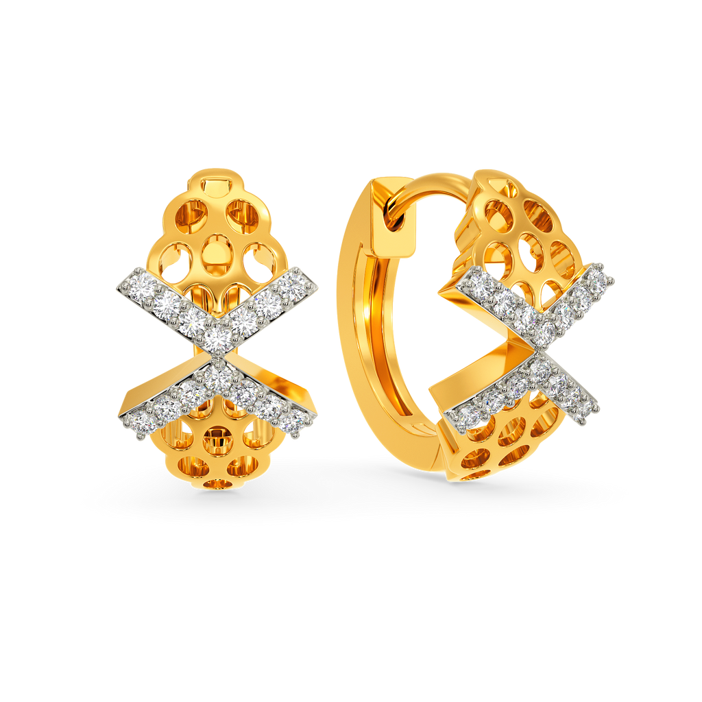 Knit Mania Diamond Earrings