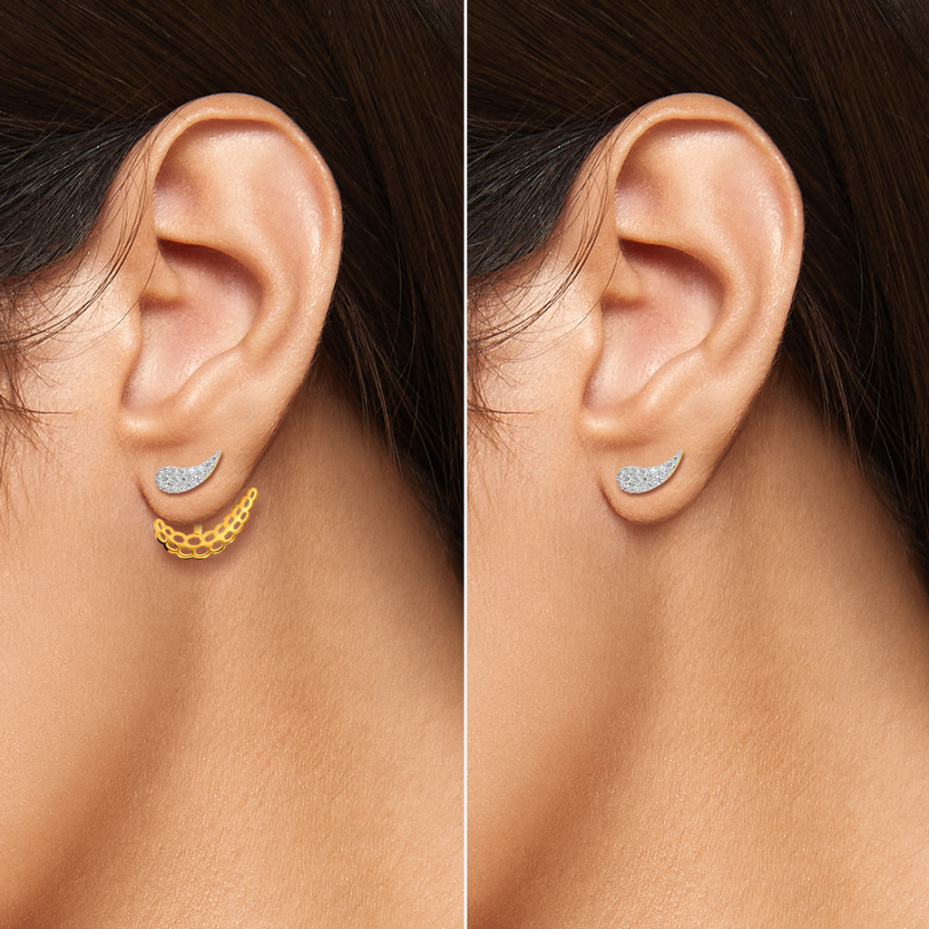 Knit Magic Diamond Earrings