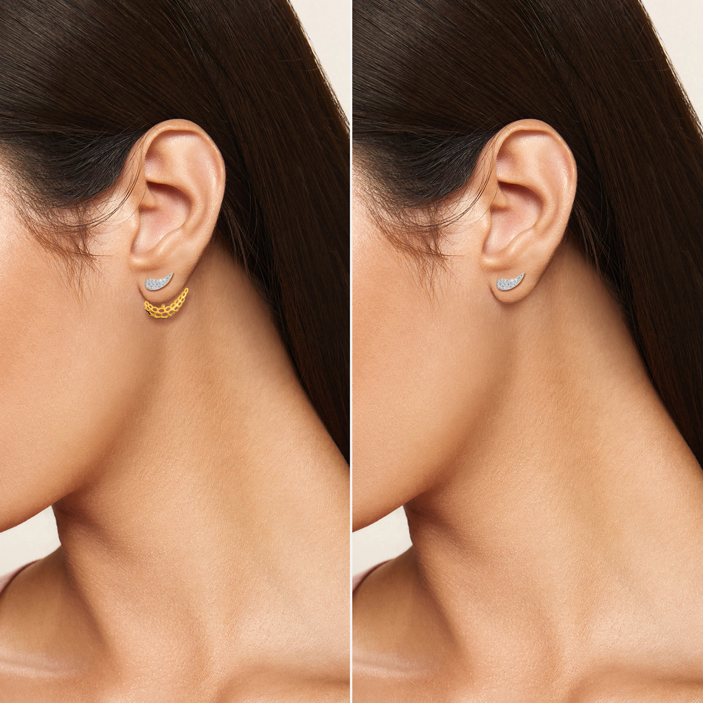 Knit Magic Diamond Earrings