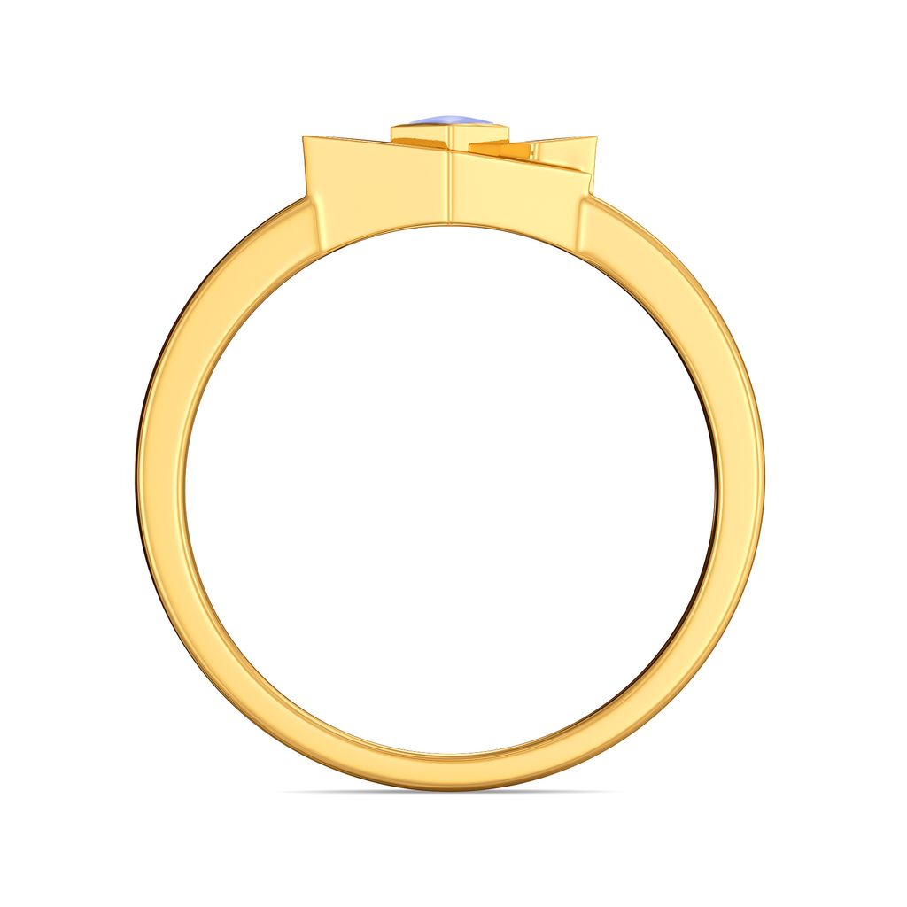 Denim Hues Gold Rings image