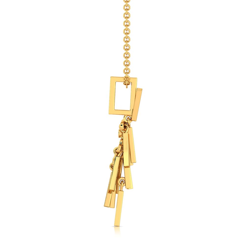 Fringe Bouquet Gold Pendants