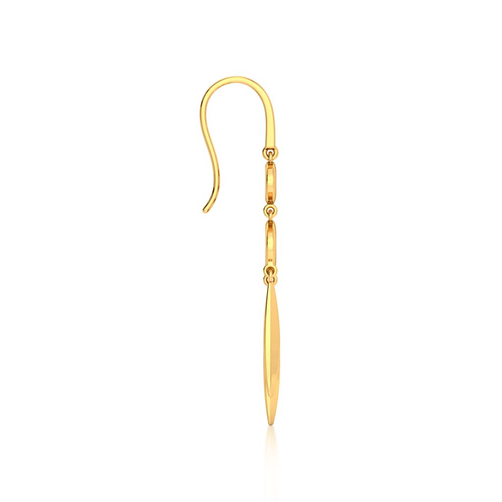 Binge on Fringe Gold Earrings