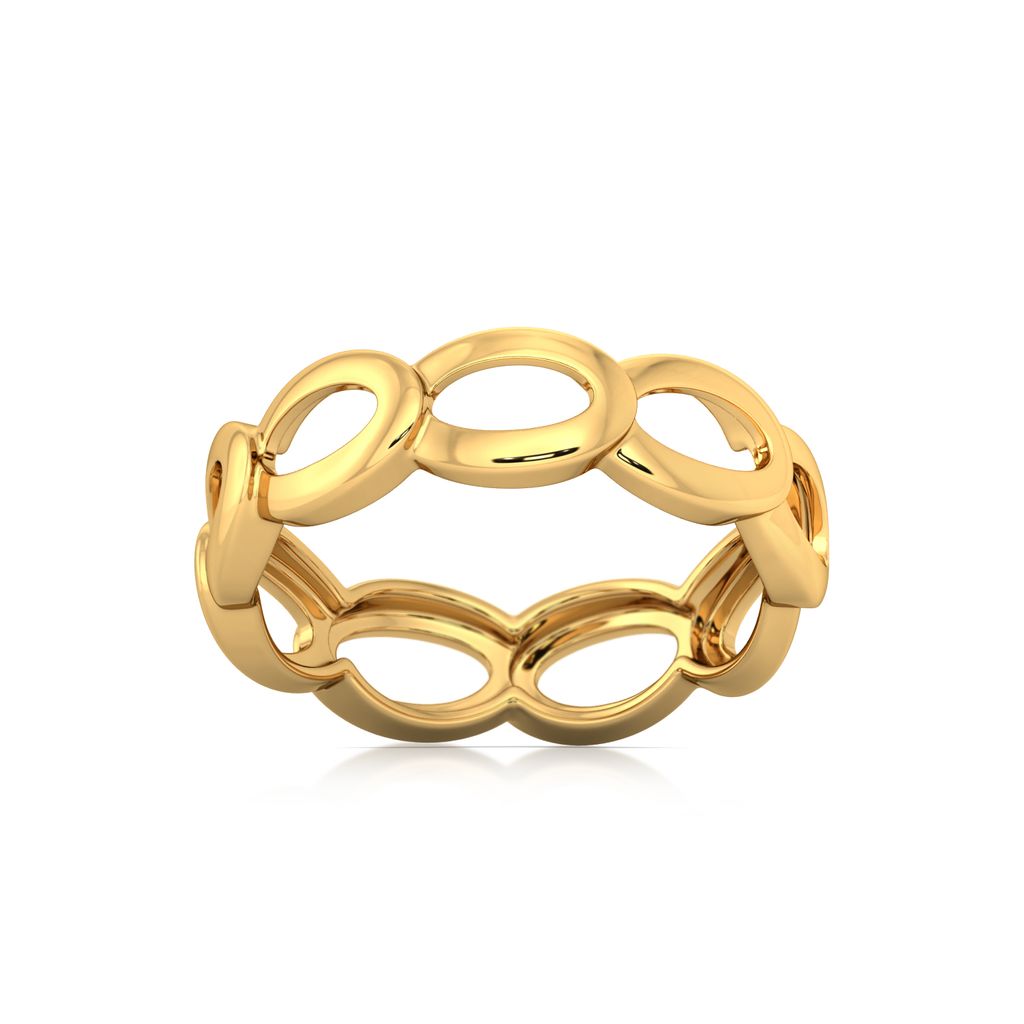 Binge on Fringe Gold Rings alternate view 3