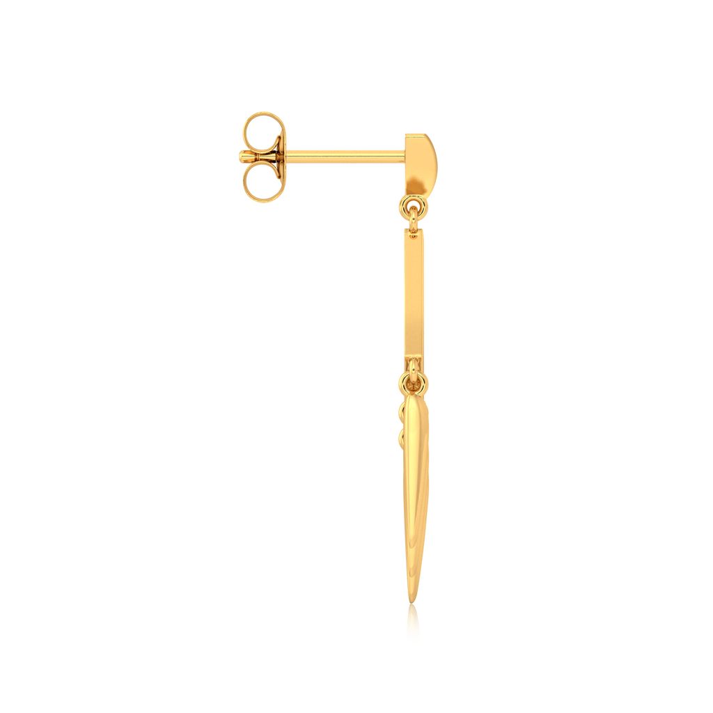 Fabulously Fringe Gold Earrings