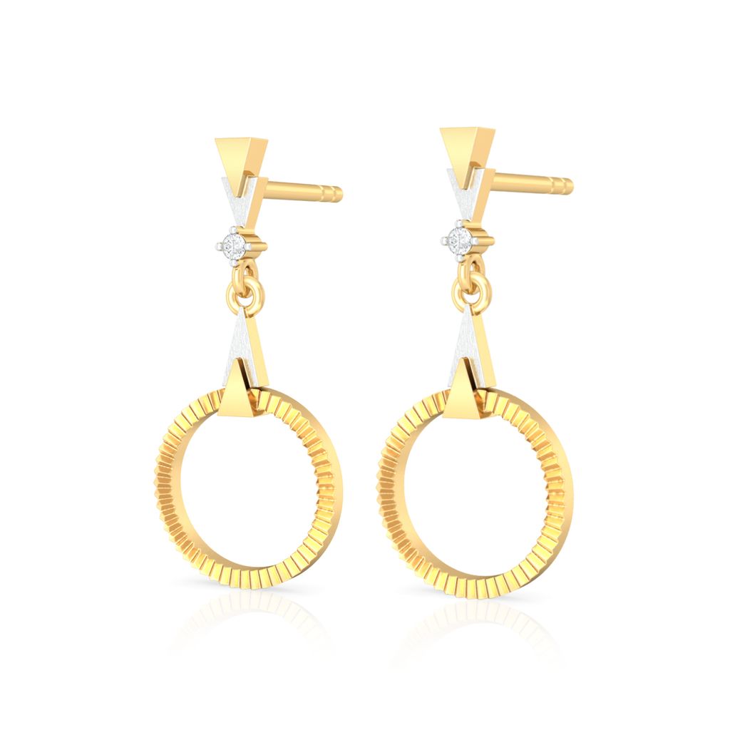 Celestial Halo Diamond Earrings