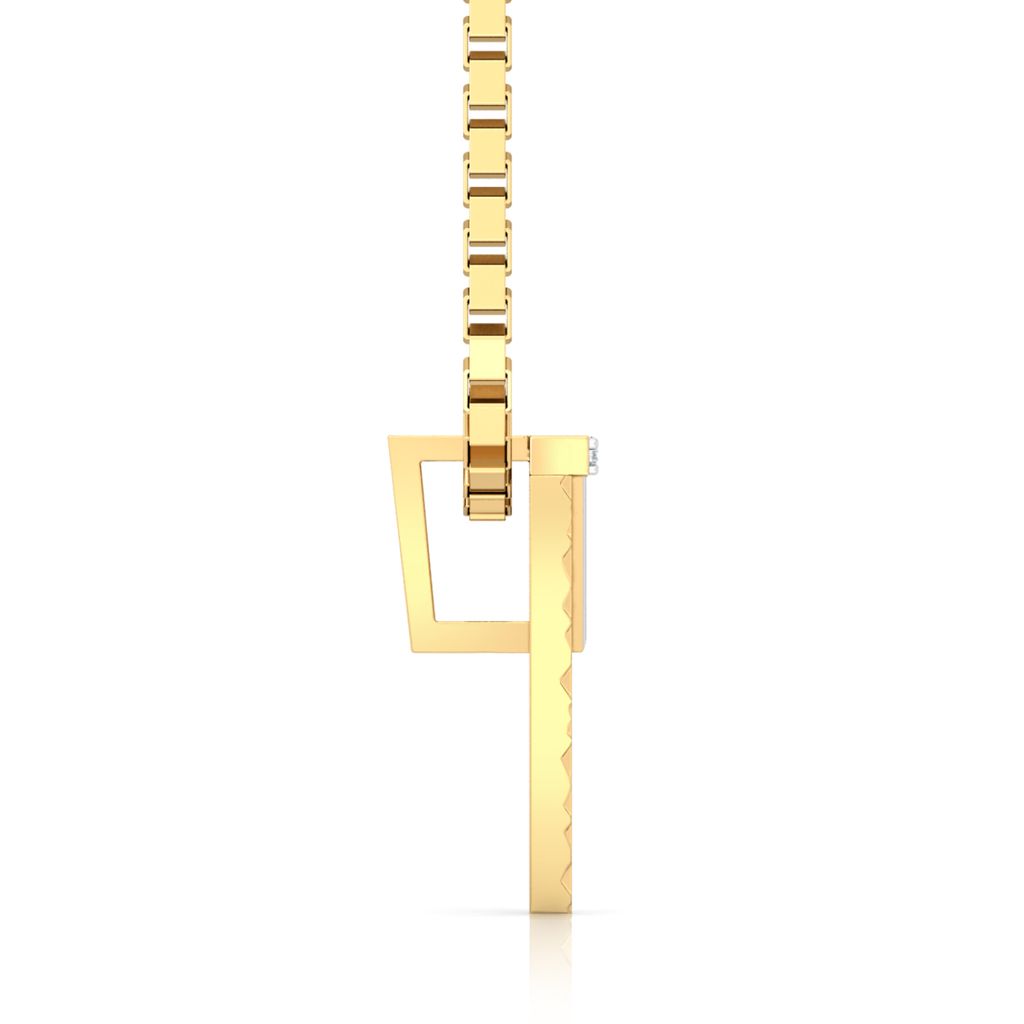 Pyramid Play Diamond Pendants